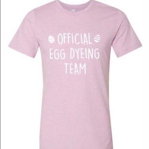 Official Egg Dyeing Team Tee